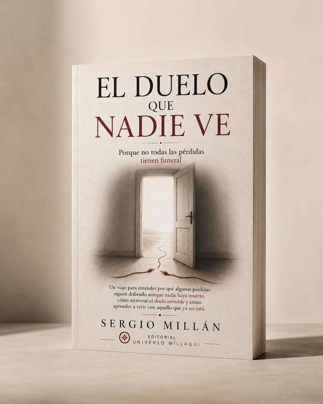 Portada del libro El duelo que nadie ve de Sergio Millán