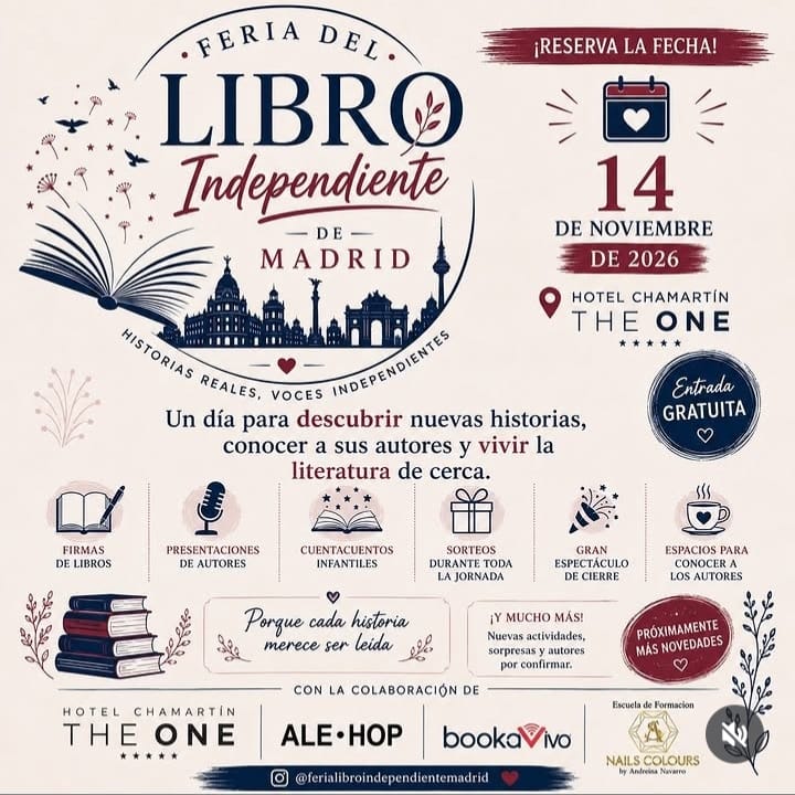 Cartel de la Feria del Libro Independiente de Madrid